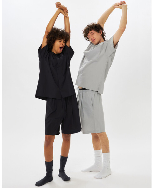 Bshop（ビショップ）の「NEUTRALWORKS. | ショートスリーブシャツ HERMIA MEN（シャツ/ブラウス・メンズ・ブラック・M/L）」の16枚目の写真