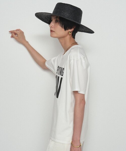 LOUNGEDRESS（ラウンジドレス）の「NOWロゴT（Tシャツ/カットソー・レディース・オフホワイト/チャコールグレー/ピンク・FREE）」の12枚目の写真
