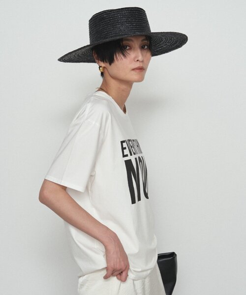 LOUNGEDRESS（ラウンジドレス）の「NOWロゴT（Tシャツ/カットソー・レディース・オフホワイト/チャコールグレー/ピンク・FREE）」の14枚目の写真
