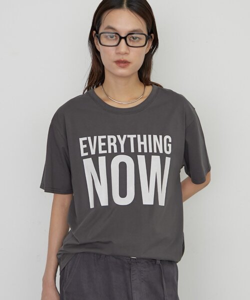LOUNGEDRESS（ラウンジドレス）の「NOWロゴT（Tシャツ/カットソー・レディース・オフホワイト/チャコールグレー/ピンク・FREE）」の20枚目の写真