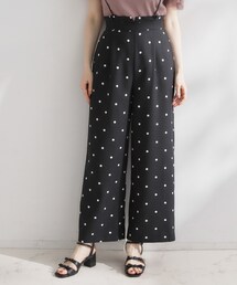 couture brooch | 【2WAY・洗える】サスペンダー付き ハイウエストパンツ(その他パンツ)