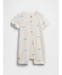 GAP（ギャップ）の「はじめてのお気に入り オーガニックコットン ショートオール (ベビー)（ロンパース）」