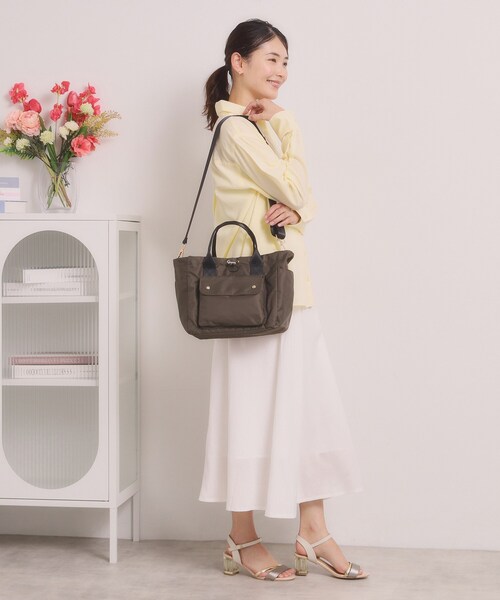 ITS'DEMO（イッツデモ）の「ドローラ2wayB5トート（トートバッグ・レディース・ブラック/チャコールグレー/ナチュラル・00）」の5枚目の写真