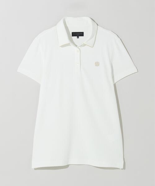 St ANDREWS(セントアンドリュース)の「【St ANDREWS】【UVカット】サッカージャガード半袖シャツ (WOMENS)(ポロシャツ・レディース・ベージュ/ホワイト/ブラック・M/S/L)」の9枚目の写真