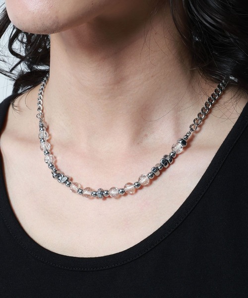 RAGEBLUE(レイジブルー)の「COMBINATION NECKLACE/コンビネーションネックレス(ネックレス・メンズ・その他1・FREE)」の1枚目の写真