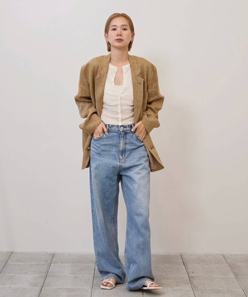 TODAYFUL(トゥデイフル)の「Cary's Denim(デニムパンツ・レディース・サックスブルー・26inch/25inch/24inch/23inch)」の6枚目の写真