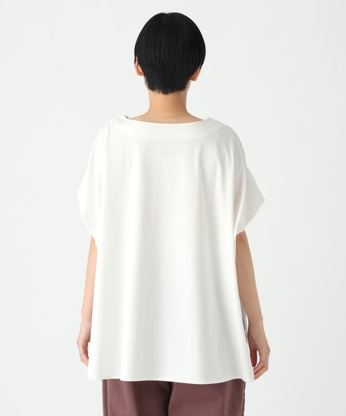 Elura（エルーラ）の「レースコンビTシャツ/753509（Tシャツ/カットソー・レディース・ダークブラウン/ブラック/ホワイト・FREE）」の4枚目の写真