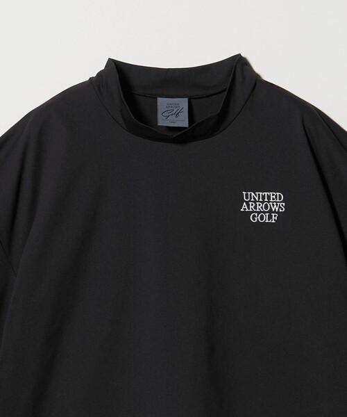 UNITED ARROWS GOLF(ユナイテッドアローズゴルフ)の「メンズ フォト モックネック シャツ(Tシャツ/カットソー・メンズ・ホワイト/ブラック・L/M/XL)」の6枚目の写真