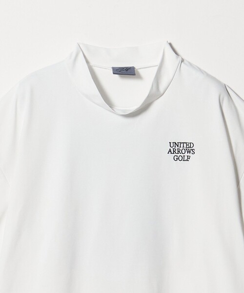 UNITED ARROWS GOLF(ユナイテッドアローズゴルフ)の「メンズ フォト モックネック シャツ(Tシャツ/カットソー・メンズ・ホワイト/ブラック・L/M/XL)」の9枚目の写真