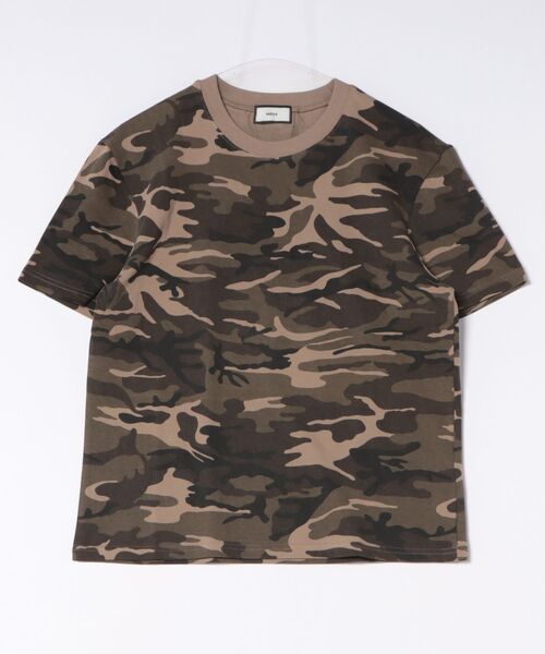 a.p.o.v.(エーピーオービー)の「a.p.o.v. ルーズ短丈カモフラTシャツ(Tシャツ/カットソー・メンズ・ブラック/ブラウン・ONESIZE)」の5枚目の写真