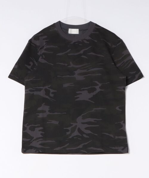 a.p.o.v.(エーピーオービー)の「a.p.o.v. ルーズ短丈カモフラTシャツ(Tシャツ/カットソー・メンズ・ブラック/ブラウン・ONESIZE)」の7枚目の写真