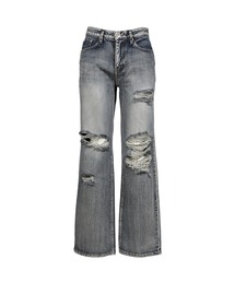 BOHEMSEO（ボヘミアンソウル）の「HIGHLIGHT DAMAGE WIDE PANTS（その他パンツ）」