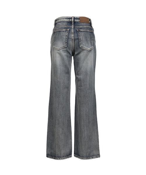 BOHEMSEO(ボヘミアンソウル)の「HIGHLIGHT DAMAGE WIDE PANTS(その他パンツ・レディース・ブルー/グレー・LARGE/MEDIUM/SMALL)」の3枚目の写真