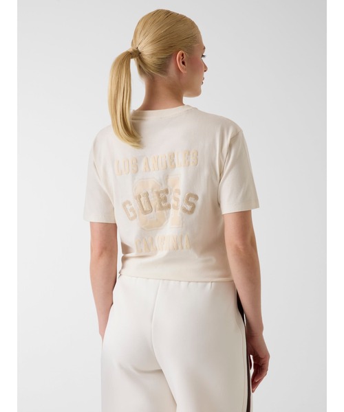 Guess(ゲス)の「SIRIA Tee Tシャツ 半袖 バックプリント(Tシャツ/カットソー・レディース・オフホワイト/ブラック・SMALL/X-SMALL/MEDIUM/LARGE)」の5枚目の写真