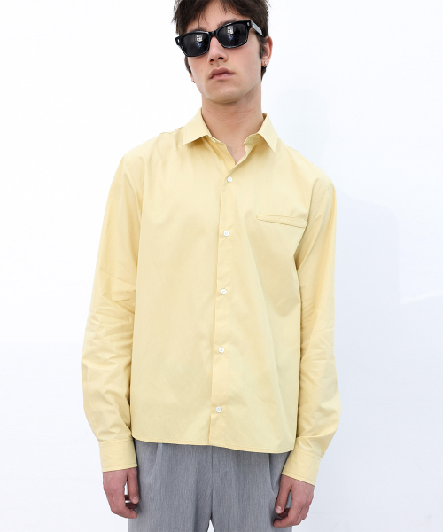 ANYTIME LOREAK（エニタイムロレーク）の「FREESIA BLOOM SHIRT - YELLOW（シャツ/ブラウス・メンズ・イエロー・MEDIUM/LARGE）」の2枚目の写真