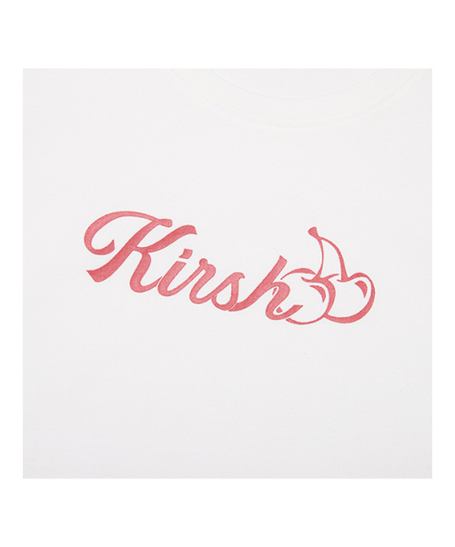 KIRSH（キルシー）の「ワーディングクロップピグメントTシャツ[ホワイト]（Tシャツ/カットソー・レディース・その他・MEDIUM/SMALL）」の4枚目の写真