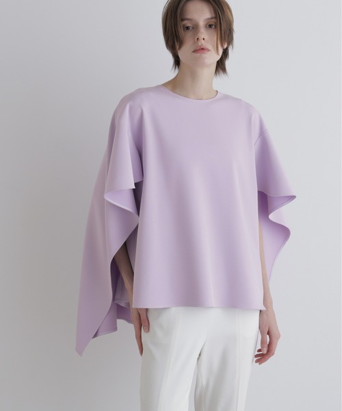 LE PHIL ルフィル 半袖 ブラウス バックロング 24ss LE PHIL｜ルフィルのシャツ/ブラウス（半袖）通販 - ZOZOTOWN