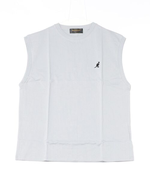 KANGOL(カンゴール)の「【KANGOL】ワンポイント刺繍タンクトップ(Tシャツ/カットソー・メンズ・グレー・MEDIUM/LARGE)」の5枚目の写真