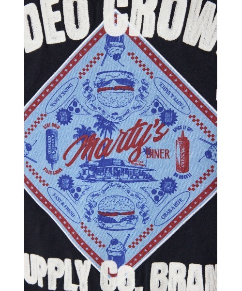 RODEO CROWNS WIDE BOWL(ロデオクラウンズワイドボウル)の「DINER FLAG Tシャツ(Tシャツ/カットソー・メンズ・ホワイト/ブラック/ライトブルー・MEDIUM/LARGE)」の13枚目の写真