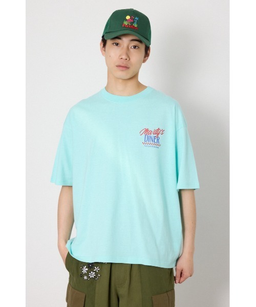 RODEO CROWNS WIDE BOWL(ロデオクラウンズワイドボウル)の「DINER FLAG Tシャツ(Tシャツ/カットソー・メンズ・ホワイト/ブラック/ライトブルー・MEDIUM/LARGE)」の14枚目の写真