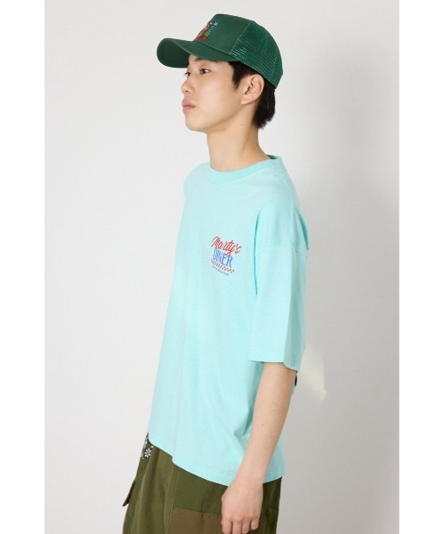 RODEO CROWNS WIDE BOWL(ロデオクラウンズワイドボウル)の「DINER FLAG Tシャツ(Tシャツ/カットソー・メンズ・ホワイト/ブラック/ライトブルー・MEDIUM/LARGE)」の15枚目の写真