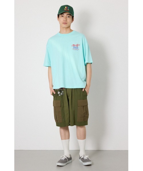 RODEO CROWNS WIDE BOWL(ロデオクラウンズワイドボウル)の「DINER FLAG Tシャツ(Tシャツ/カットソー・メンズ・ホワイト/ブラック/ライトブルー・MEDIUM/LARGE)」の17枚目の写真