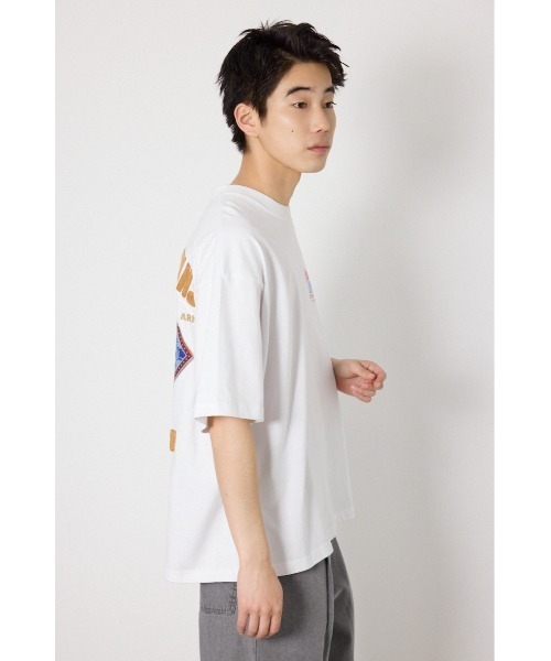 RODEO CROWNS WIDE BOWL(ロデオクラウンズワイドボウル)の「DINER FLAG Tシャツ(Tシャツ/カットソー・メンズ・ホワイト/ブラック/ライトブルー・MEDIUM/LARGE)」の19枚目の写真