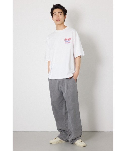 RODEO CROWNS WIDE BOWL(ロデオクラウンズワイドボウル)の「DINER FLAG Tシャツ(Tシャツ/カットソー・メンズ・ホワイト/ブラック/ライトブルー・MEDIUM/LARGE)」の21枚目の写真