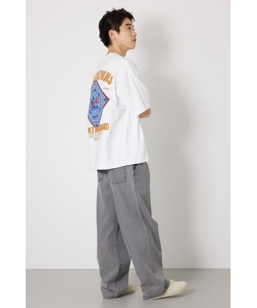 RODEO CROWNS WIDE BOWL(ロデオクラウンズワイドボウル)の「DINER FLAG Tシャツ(Tシャツ/カットソー・メンズ・ホワイト/ブラック/ライトブルー・MEDIUM/LARGE)」の22枚目の写真