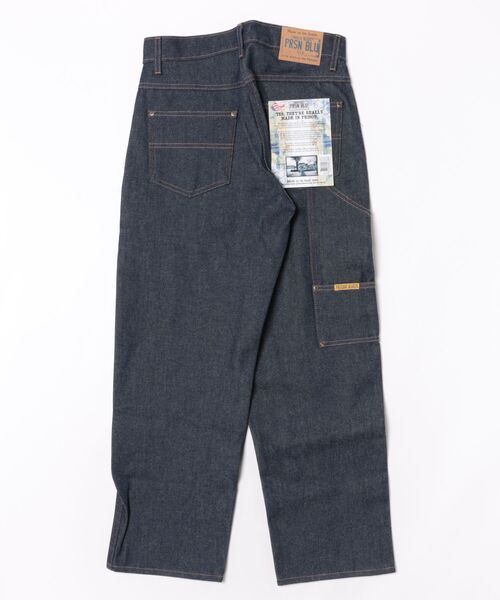 8(eight)(エイト)の「PRISON BLUES ワークダブルニージーンズ(デニムパンツ・メンズ・ブラック/ブルー・W30xL30/W32xL30/W34xL30/W36xL32/W38xL30/W36xL30)」の3枚目の写真