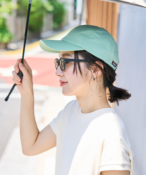 NANGA(ナンガ)の「NANGA/ナンガ NYLON TUSSER BB CAP(キャップ・メンズ・ベージュ/イエロー/ブラック/アイボリー/ライトグリーン・ONE SIZE)」の9枚目の写真