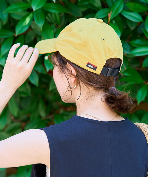 NANGA(ナンガ)の「NANGA/ナンガ NYLON TUSSER BB CAP(キャップ・メンズ・ベージュ/イエロー/ブラック/アイボリー/ライトグリーン・ONE SIZE)」の14枚目の写真