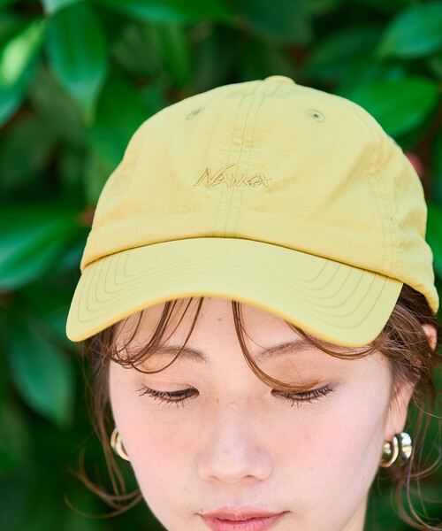 NANGA(ナンガ)の「NANGA/ナンガ NYLON TUSSER BB CAP(キャップ・メンズ・ベージュ/イエロー/ブラック/アイボリー/ライトグリーン・ONE SIZE)」の16枚目の写真