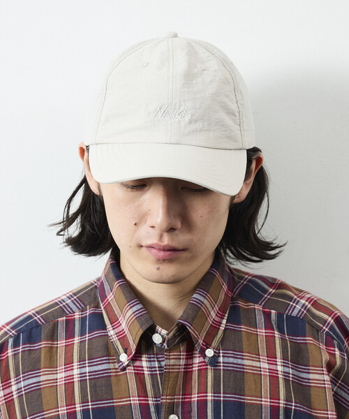 NANGA(ナンガ)の「NANGA/ナンガ NYLON TUSSER BB CAP(キャップ・メンズ・ベージュ/イエロー/ブラック/アイボリー/ライトグリーン・ONE SIZE)」の18枚目の写真