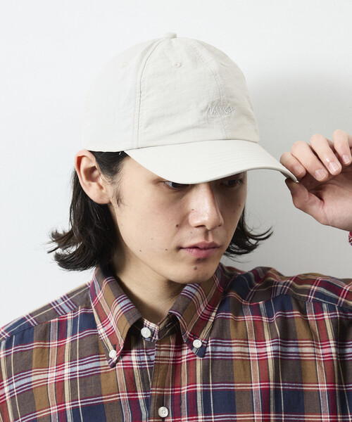 NANGA(ナンガ)の「NANGA/ナンガ NYLON TUSSER BB CAP(キャップ・メンズ・ベージュ/イエロー/ブラック/アイボリー/ライトグリーン・ONE SIZE)」の19枚目の写真