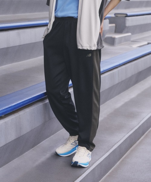 NEW BALANCE（ニューバランス）の「ニットトラックパンツ(テーパード)（スラックス・メンズ・ブラック/スミクロ・SMALL/XX-LARGE/X-LARGE/LARGE/MEDIUM）」の3枚目の写真