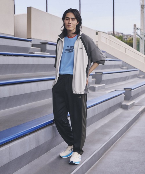 NEW BALANCE（ニューバランス）の「ニットトラックパンツ(テーパード)（スラックス・メンズ・ブラック/スミクロ・SMALL/XX-LARGE/X-LARGE/LARGE/MEDIUM）」の4枚目の写真