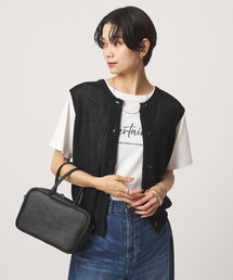 ニット ボタン ベスト