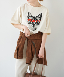 追加 ピグメントカットオフZOO TEE