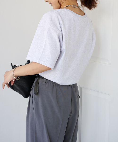 OUTDOOR PRODUCTS（アウトドアプロダクツ）の「追加 ピグメントカットオフZOO TEE（Tシャツ/カットソー・レディース・ピンク/アイボリー/ブラウン/ライトグレー/チャコールグレー・FREE）」の17枚目の写真
