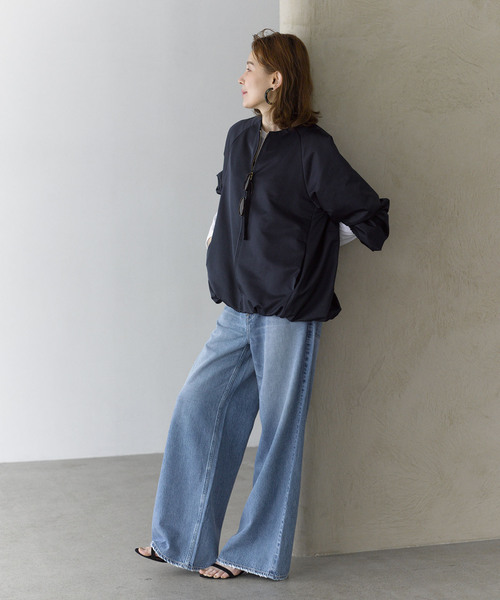 upperhights(アッパーハイツ)の「upper hights アッパーハイツ 別注THE LAUREL L85326702(デニムパンツ・レディース・コバルトブルー・27/26/25/24/23/22)」の2枚目の写真