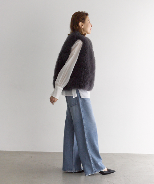 upperhights(アッパーハイツ)の「upper hights アッパーハイツ 別注THE LAUREL L85326702(デニムパンツ・レディース・コバルトブルー・27/26/25/24/23/22)」の7枚目の写真