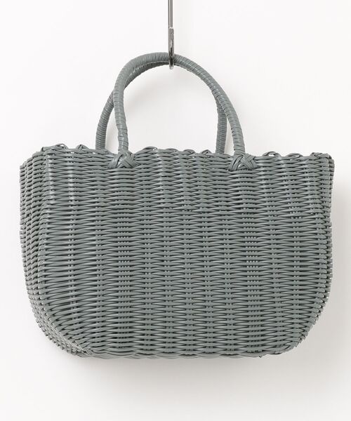 COMMON WARE(コモンウェアー)の「MRW : プリュクス かごバッグ 重量約300g(かごバッグ・レディース・チャコールグレー/ホワイト/ベージュ/グレー・FREE)」の11枚目の写真
