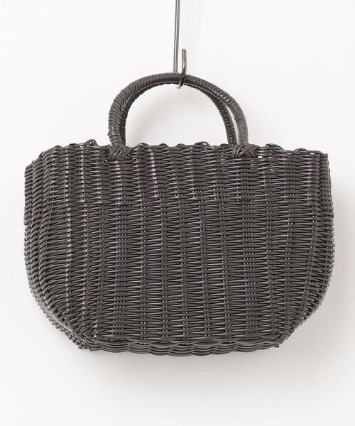 COMMON WARE(コモンウェアー)の「MRW : プリュクス かごバッグ 重量約300g(かごバッグ・レディース・チャコールグレー/ホワイト/ベージュ/グレー・FREE)」の10枚目の写真