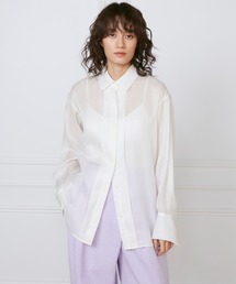 オーガンジーシャツ《la veille by SUPERIOR CLOSET》