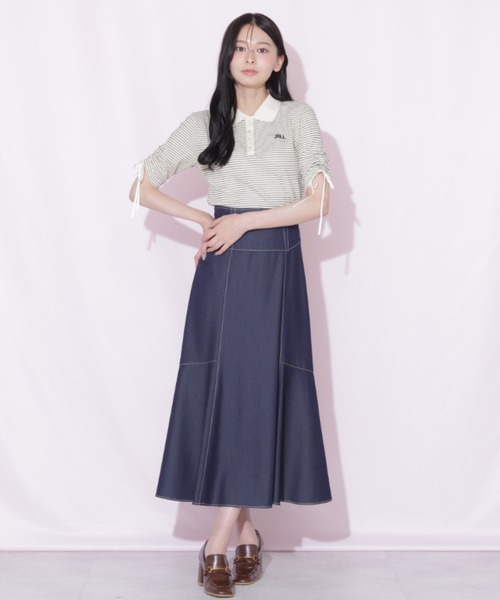JILL by JILL STUART(ジルバイジルスチュアート)の「ワッフルポロトップス(Tシャツ/カットソー・レディース・ブラウン系その他/ブラック系その他/ホワイト系その他・FREE)」の19枚目の写真