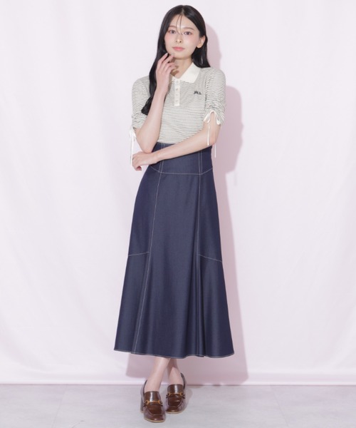 JILL by JILL STUART(ジルバイジルスチュアート)の「ワッフルポロトップス(Tシャツ/カットソー・レディース・ブラウン系その他/ブラック系その他/ホワイト系その他・FREE)」の20枚目の写真