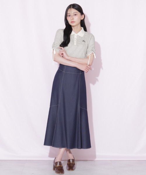 JILL by JILL STUART(ジルバイジルスチュアート)の「ワッフルポロトップス(Tシャツ/カットソー・レディース・ブラウン系その他/ブラック系その他/ホワイト系その他・FREE)」の18枚目の写真