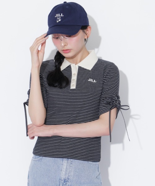 JILL by JILL STUART(ジルバイジルスチュアート)の「ワッフルポロトップス(Tシャツ/カットソー・レディース・ブラウン系その他/ブラック系その他/ホワイト系その他・FREE)」の10枚目の写真