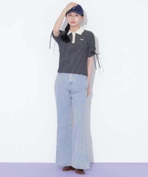 JILL by JILL STUART(ジルバイジルスチュアート)の「ワッフルポロトップス(Tシャツ/カットソー・レディース・ブラウン系その他/ブラック系その他/ホワイト系その他・FREE)」の13枚目の写真